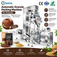 Machine d'emballage Doypack pour café en grains, café moulu, sachets préformés, remplissage d'azote, machine d'emballage de granulés, grains de café