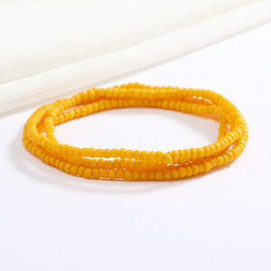 Cadenas de Cintura Elásticas con Cuentas de Colores, Joyería Corporal Bohemia para el Vientre, Accesorio de Estilo Veraniego para la Playa para Mujer - Product Image 5