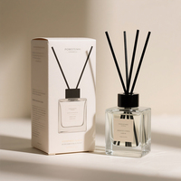 Bouteilles de parfum de maison vides pour diffuseur 50ml 100ml 150ml bouteille de diffuseur de roseau transparent et bâtons