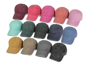 Washed Unstructured Cotton <b>Plain</b> <b>Baseball</b> <b>Cap</b> Retro Adjustable Dad Hats Gift for Men Women Promotional Gifts - Product Image 2