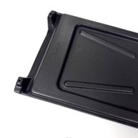 OEM ODM Barbecue rectangulaire mat en fonte Plaque de camping simple face