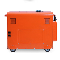 Refroidisseur d'air portable bon marché 3kW 4kW 5kW 6kW 6,5 kW Générateur diesel de type silencieux de type super silencieux