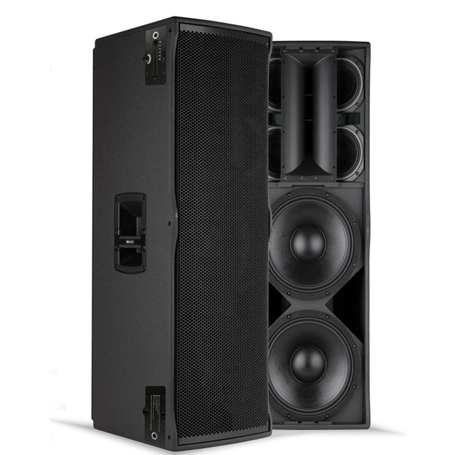 Outdoor Active Column DJ Speaker 2200W RMS 4400W Peak 139dB 1100mm Tall 2x12\" Neo 8 Ohm Passive Impedance