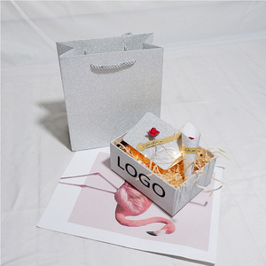 Luxury Customize Valentine's Day Clothing Gift <strong>Box</strong> Thoughtable Exclusive Fixed Color Printing <strong>Glitter</strong> Gift Packaging Boxes - Product Image 1