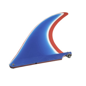 Aileron de surf LCO-SPORT 9 pouces en fibre de verre, dégradé 3 couleurs, pour paddleboard SUP et sports nautiques - Product Image 1