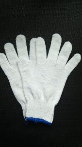 Guante de punto de algodón blanqueado, oferta de mercado - Product Image 2