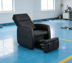 Sillón de Pedicura de Piel Sintética de Alta Calidad, Moderno y Lujoso, con Reposapiés Ajustable Manualmente para Spa, Salón de Belleza, Muebles de Salón de Belleza - Product Image 3
