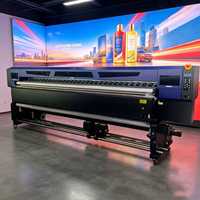 Imprimante jet d'encre éco-solvant haute vitesse 3,2 m avec têtes I3200/Xp600, 2 ou 4 têtes d'impression, haute résolution
