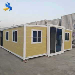 Casa Contenedor Expandible Prefabricada de 20 pies, Moderna, Transpirable, Blanca, de 2 a 5 Dormitorios, Material de Acero Galvanizado para Uso Escolar - Product Image 3
