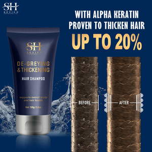 Champú personalizado 2 en 1, oscurecimiento Natural, engrosamiento, efecto rápido, champú <span class=keywords><strong>para</strong></span> teñir <span class=keywords><strong>el</strong></span> <span class=keywords><strong>cabello</strong></span> negro <span class=keywords><strong>para</strong></span> hombres - Product Image 5