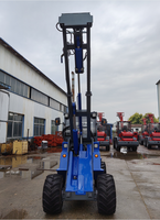 Chargeuse sur pneus télescopique HAIJU 1600 kg 4x4 avec dispositif de levage parallèle, châssis en acier épais, peinture antirouille 3 couches, moteur CE Euro5