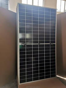 Tấm pin năng lượng mặt trời 750W Huasun HJT, tấm pin năng lượng mặt trời Himalaya G12 210-B132 24BB 750W, mô-đun pin mặt trời <span class=keywords><strong>silicon</strong></span> đơn tinh thể hai mặt loại N 750 watt - Product Image 5