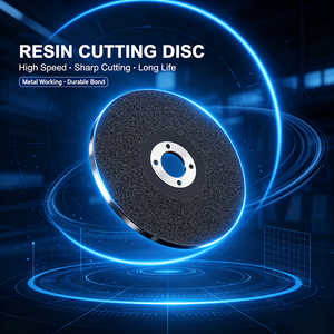 Disque de découpe abrasif mince à liant résineux OEM, dureté moyenne, pour la découpe du métal, de l'acier et de l'acier inoxydable - Product Image 1