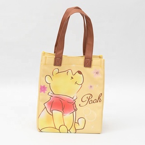 Bolsa térmica reutilizable para alimentos con acabado de piel sintética, bolsa de almuerzo tradicional. - Product Image 1
