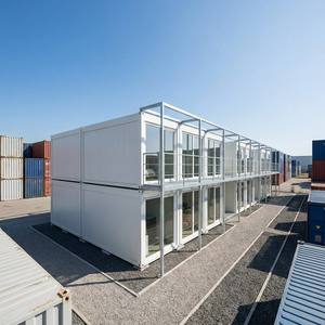 Casa Modular Moderna de 2 Pisos en Contenedor, Espacio de Vivienda Portátil, Dormitorio para Empleados, Complejo de Apartamentos con Escaleras - Product Image 1