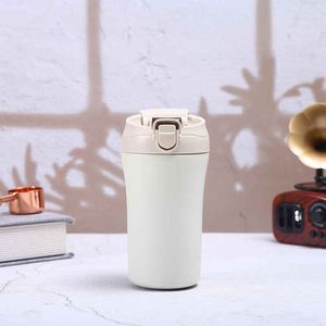 Stainless Steel Tumbler Vacuum Flask With Lid Travel <b>Mug</b> Minimalist Design 12-24 Hours Thermal Insulation For Adults - Product Image 3