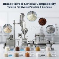 Machine de remplissage et d'emballage à vis sans fin pour poudre sèche 500g 1000g, électrique, pour applications boisson (sacs et canettes)