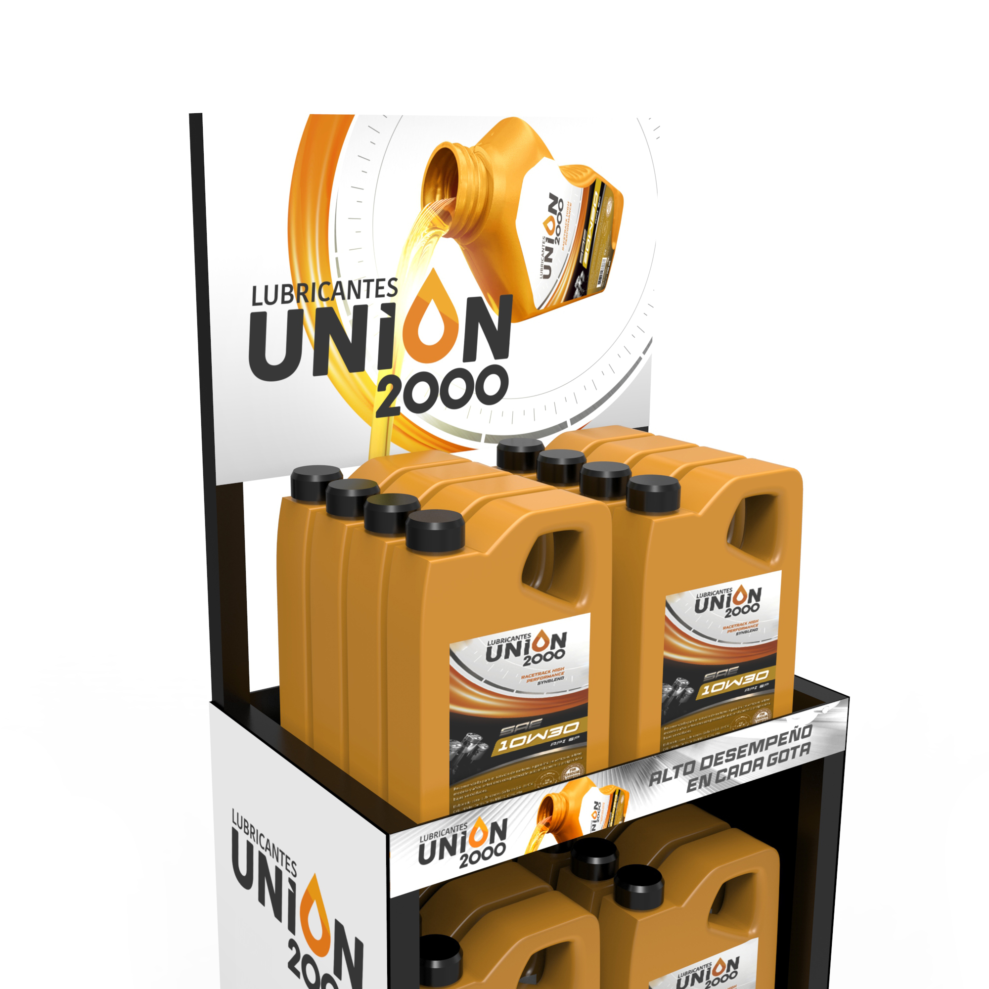 Castrol Lubricating Motor Engine Oil Display Stand for Garage — view 6