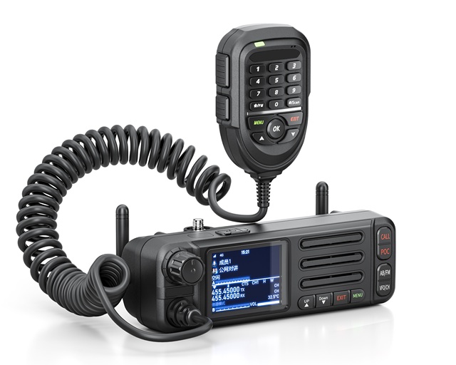 Cb Radio Car Mounted UHF DMR Radio Dual Band Android Analog Dual Mode Mobile Communication Device Rugged Long Distance Intercom