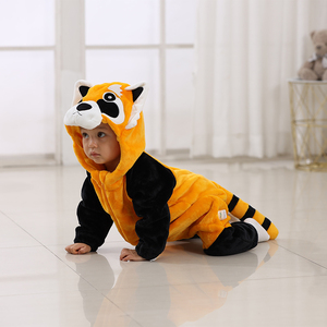 TONWHAR bebé 3D Animal con capucha mamelucos niños mono Unisex niños dinosaurio León pato Onesie - Product Image 2