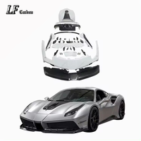 Kit carrosserie de style Mish adapté pour 488 Upgrade, kit carrosserie en fibre de carbone de haute qualité pour 488 GTB
