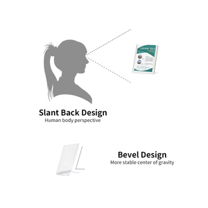 L hình Acrylic <span class=keywords><strong>menu</strong></span> đứng nghiêng hiển thị đứng thẻ nhựa đứng, rõ ràng <span class=keywords><strong>menu</strong></span> đứng cho nhà hàng, bệnh viện, trường học, văn phòng - Product Image 3