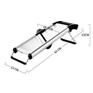 Potato Onion Chopper Multifunctional Stainless Steel Vegetable Slicer Spiralizer Kitchen Gadget Vegetable Slicer - Product Image 4