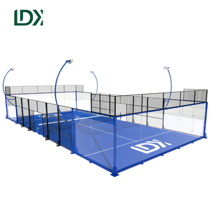 Cancha de Pádel Panorámica con Vidrio Templado de 12 mm para Club Deportivo, Kit Completo para Cancha de Pádel Interior y Exterior - Product Image 1