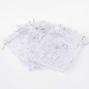24 couleurs 7x9 9x12 13x18 cm emballage de bijoux pochette cadeau en <span class=keywords><strong>Organza</strong></span> avec cordon sacs en <span class=keywords><strong>Organza</strong></span> blanc vente en gros <span class=keywords><strong>10x15</strong></span> avec Logo - Product Image 6