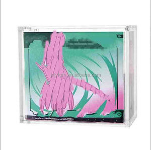 Boîte de présentation magnétique transparente en acrylique <span class=keywords><strong>pour</strong></span> objets de <span class=keywords><strong>collection</strong></span>, fermeture magnétique, anti-poussière, <span class=keywords><strong>pour</strong></span> petits souvenirs - Product Image 2