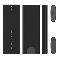 ICOOLAX kabel M2 NVME PCIE portabel 10Gbps USB 3.0 Tipe C 2 in 1, 128GB 256GB 512GB 1TB 2TB eksternal M.2 NVMe SSD