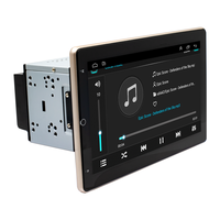 Hikity — lecteur multimédia rétractable de voiture, autoradio, avec système android, 9/10 pouces, 1 simple 2 din, audio stéréo, gps, de haute qualité