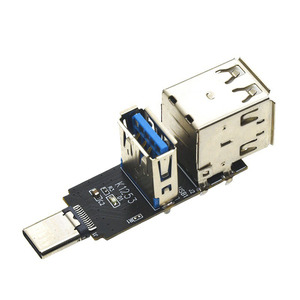 OKYN-A3040 Placa de Expansión HUB USB 2.0 3.0 de 3 Puertos con Conector Tipo C, Módulo Divisor Multipuerto USB-C para DIY - Product Image 1