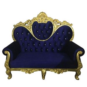 Negro Azul pedicura de China, Indonesia, El Rey León asiento de amor Loveseat rosa púrpura silla trono para la boda - Product Image 2