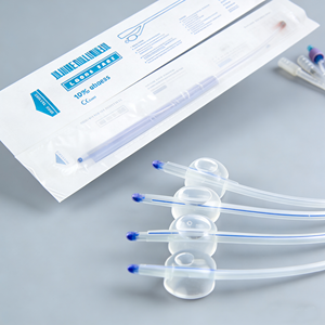 Veteriner Kullanımı 3.5Fr 4Fr 5Fr 6Fr 8Fr 10Fr 12Fr Silikon Çift Lümenli Foley Kateter Fabrika Satışı Doğrudan Minimum Adet Yok Ucuz - Product Image 1