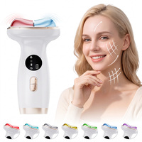 Masseur électrique sans fil à photons LED chaud/froid Gua Sha 7 modes, micro-courant, lifting anti-âge pour le visage et le cou