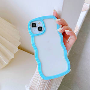 เคสโทรศัพท์ขอบหยักขอบ TPU อะคริลิคสไตล์เกาหลีแฟนซี - Product Image 3