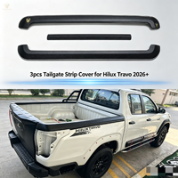 Kit de conversion de carrosserie pour pick-up, garniture de benne arrière en ABS, 3 pièces, couvre-bande de hayon pour Hilux Travo 2026+