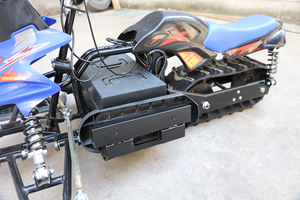 Conception de planche de traîneau renforcée QIQU Conduite sûre <span class=keywords><strong>sur</strong></span> la <span class=keywords><strong>neige</strong></span> pour les enfants et les adultes Motoneige électrique stable - Product Image 4