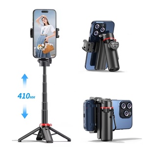 Trípode Selfie Stick de Mano Plegable Ultra Compacto de Aluminio F07 de Marca Privada para Teléfonos Móviles - Product Image 1