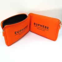 Housse pour ordinateur portable en néoprène couleur avec logo personnalisé 14 15 17 pouces pour tous les types de tapis Mac Book style fermeture éclair souple pour ordinateur portable