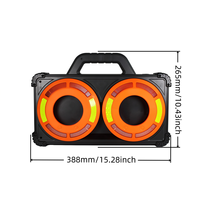 Kit de feux de signalisation séquentiels sans fil rechargeables RGB magnétiques avec étui de transport pour la sécurité routière et la construction