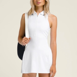 Shorts con volantes para mujer, estilo preppy, conjunto deportivo sexy todo en uno, mini vestido de tenis - Product Image 1