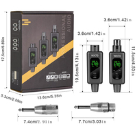 Système de microphone pour amplificateur de guitare professionnel, conversion filaire, émetteur-récepteur sans fil, haute qualité