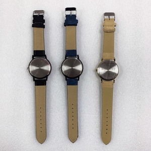 Tùy Chỉnh Của Riêng Bạn Thiết Kế Thương Hiệu Logo/Hình Ảnh Da Thạch Anh Màu Đen Đồng Hồ Cho Nam Giới Phụ Nữ Cá Nhân Đồng Hồ Tùy Chỉnh Đồng Hồ - Product Image 4