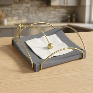 Premium Quantity Trending Waterproof Eco-friendly Handmade American Style Metal <b>Tissue</b> <b>Paper</b> Holder Luxury Wedding Uses - Product Image 1