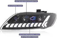 Para Audi Q7 2006-2009, Conjunto de Faros Delanteros LED Modificados, Repuesto de Faros para Automóvil, Suministro de Fábrica, Piezas de Automóvil - Un Par