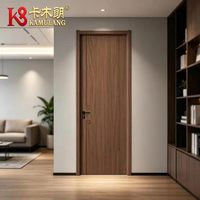 Portes intérieures modernes en bois massif composite MDF mélaminé polymère, isolation acoustique, construction durable, garantie 1 an, salle de bain, chambre à coucher
