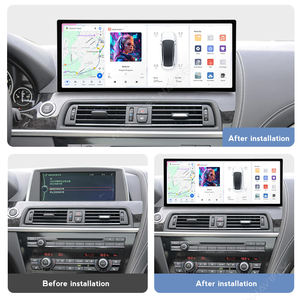 Autoradio <span class=keywords><strong>Android</strong></span> DUDU7 avec écran tactile et garnitures, résolution 2K pour BMW Série 6 F06 F12 F13 2010-2017 - Product Image 1