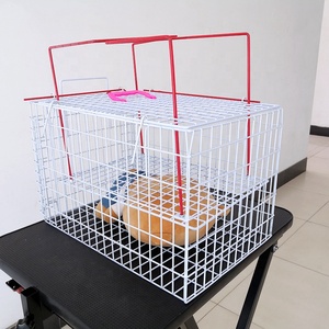 LIZE PET <span class=keywords><strong>Jaula</strong></span> Plegable de Acero Inoxidable Ecológica con Diseño de Animales, Transportín, <span class=keywords><strong>Trampa</strong></span>, Contenedor y Caja de Contención <span class=keywords><strong>para</strong></span> Gatos y <span class=keywords><strong>Perros</strong></span> - Product Image 4